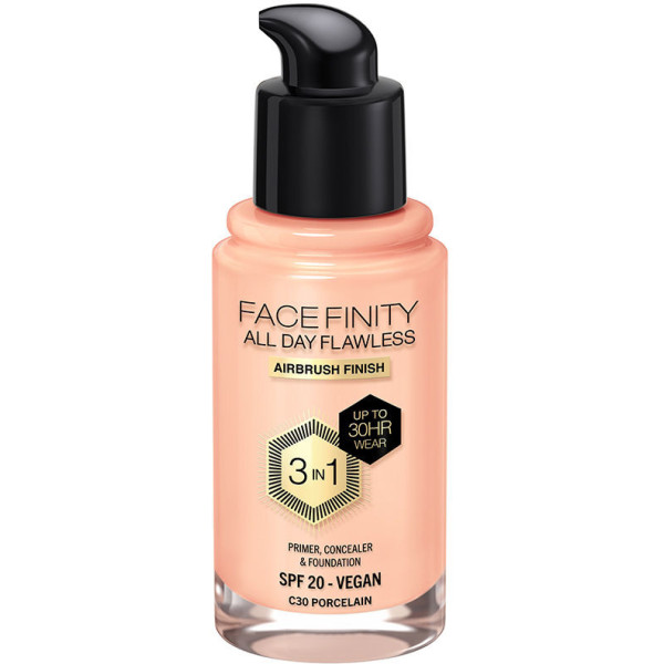 Max Factor FaceFinity All Day Flawless 3 in 1 Foundation C30-Porcelain 30 ml von WOMEN