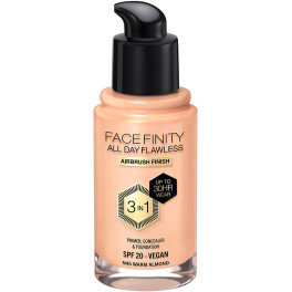 Max Factor Facefinity All Day Flawless 3 In 1 Foundation N45-warm Almond 30 Ml Mujer