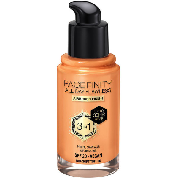 Max Factor FaceFinity All Day Flawless fondotinta 3 in 1 N84-Soft Toffee 30 ml donna