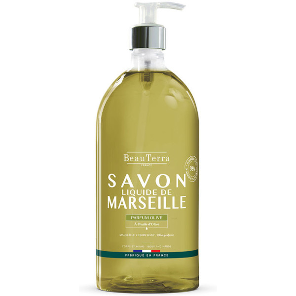 Sabonete Beauterra Marseille Olive 1000 ml unissex