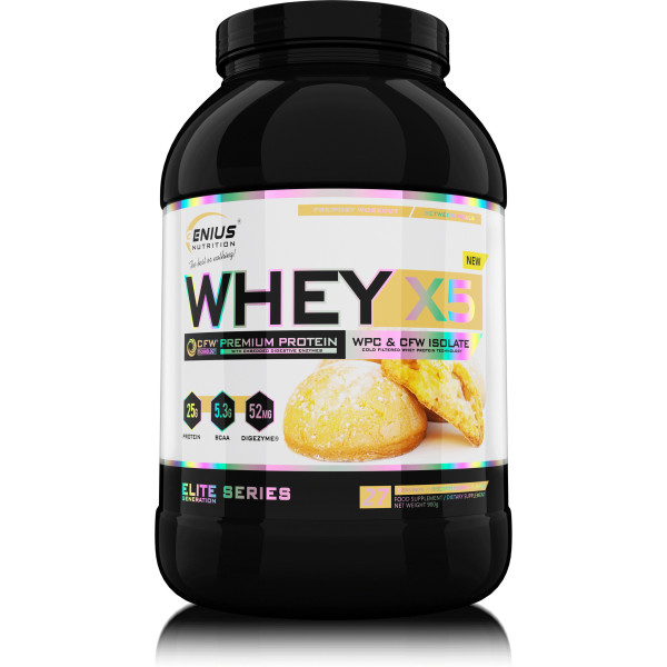 Genius Nutrition Proteína Whey-x5® 900g/27serv