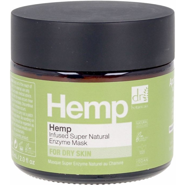 Dr Botanicals Hemp Infused Super Natural Enzyme Mask 60 ml Woman