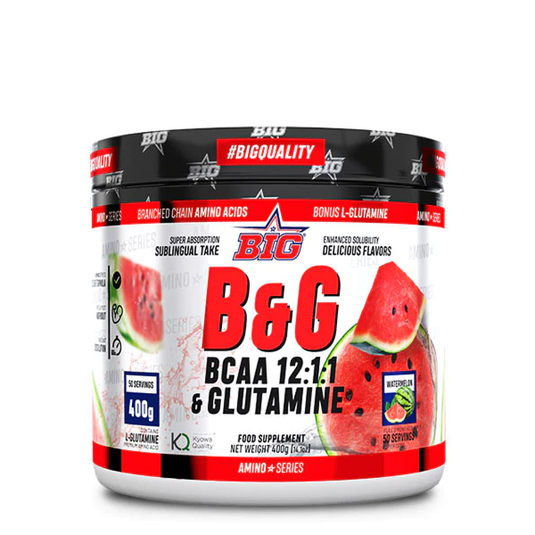 BIG B&G BCAA + Glutamine 12:1:1 400 gr