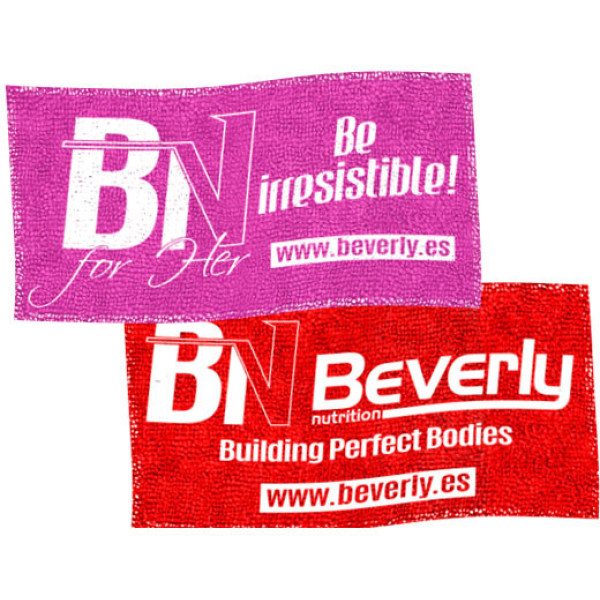 Beverly Nutrition Serviette d'entraînement 100 x 50 cm Rouge