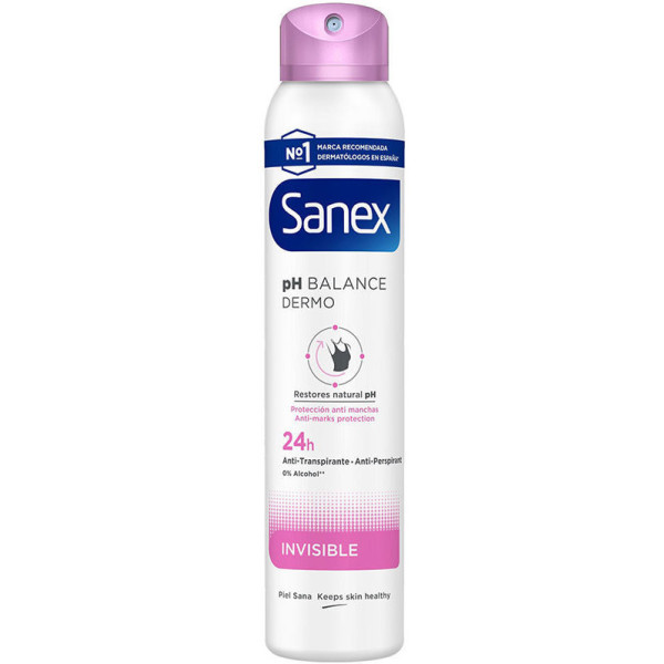 Sanex Dermo Invisible Deodorant Vapo 200 ml Unisex