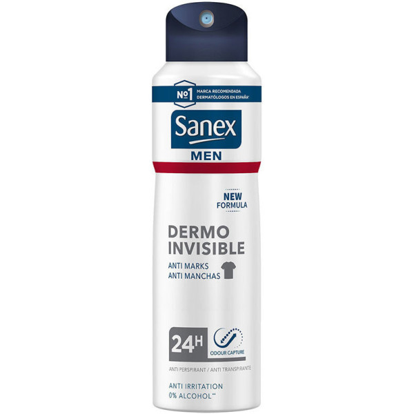 Sanex Men dermo onzichtbare deodorant vapo 200 ml unisex