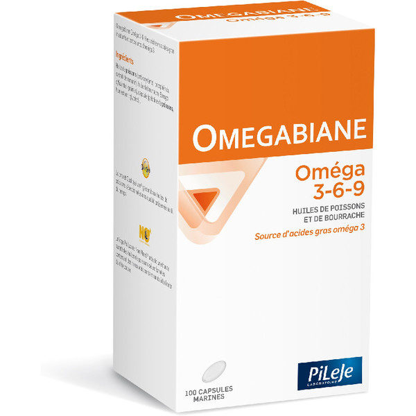 Pileje Omegabiane 3-6-9 100 Kapseln