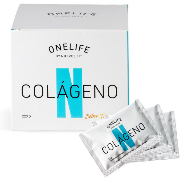 Onelife di Niieves Fit Collagene Marino Idrolizzato Con Acido Ialuronico / Msm / Magnesio / Vitamina C E D / 30 Monodose X 7