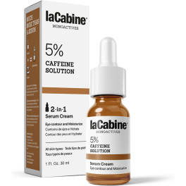 LA Cabine Monoactives 5% Solución de cafeína crema de suero 30 ml unisex