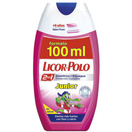 Liquor Del Polo 2 em 1 creme dental em gel de morango 100 ml unissex