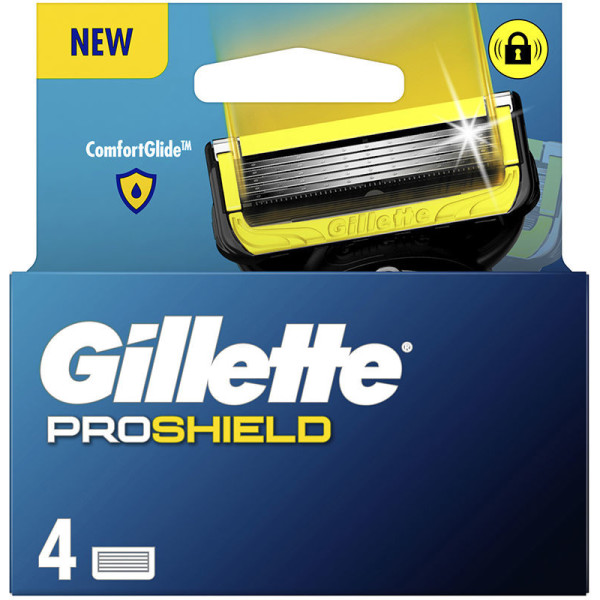 Gillette Proshield Cargador 4 Recambios Unisex