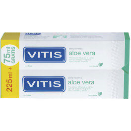 Vitis Aloe Vera Dentifrice Duo Menthe 2 X 150 Ml Unisexe