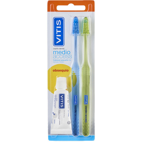 Vitis Medium Toothbrush Access Lote 3 peças unissex
