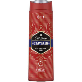 Gel de banho Old Spice Captain 3 em 1 400 ml unissex