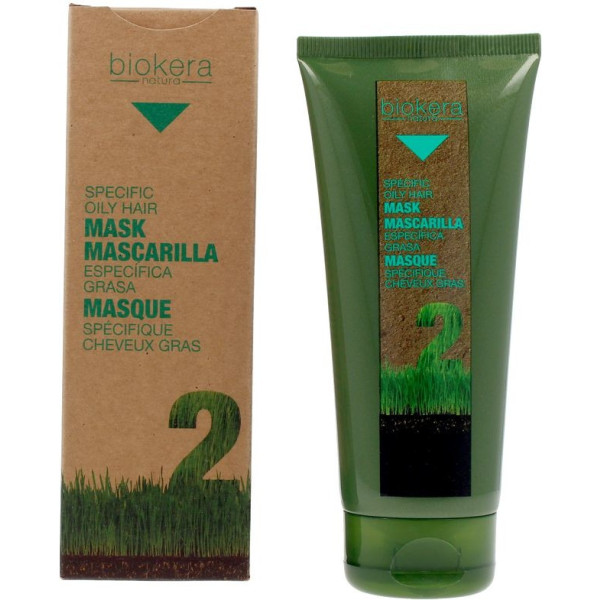 Salerm Biokera Natura Masque Cheveux Gras 200 Ml Unisexe