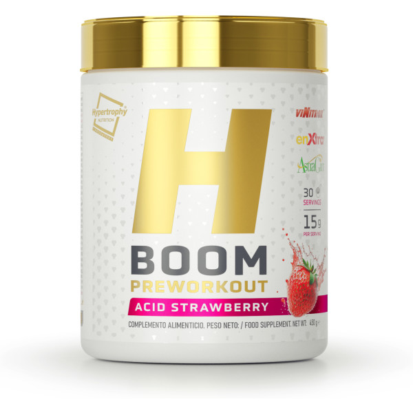 Hypertrophy Nutrition H-boom Preworkout Pre Workout Formula 450 G