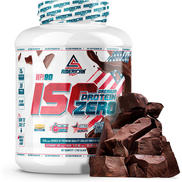 American Suplement Premium IsoZero 2 Kg - Proteína de Suero de Leche / Ayuda a Aumentar tu Masa Muscular