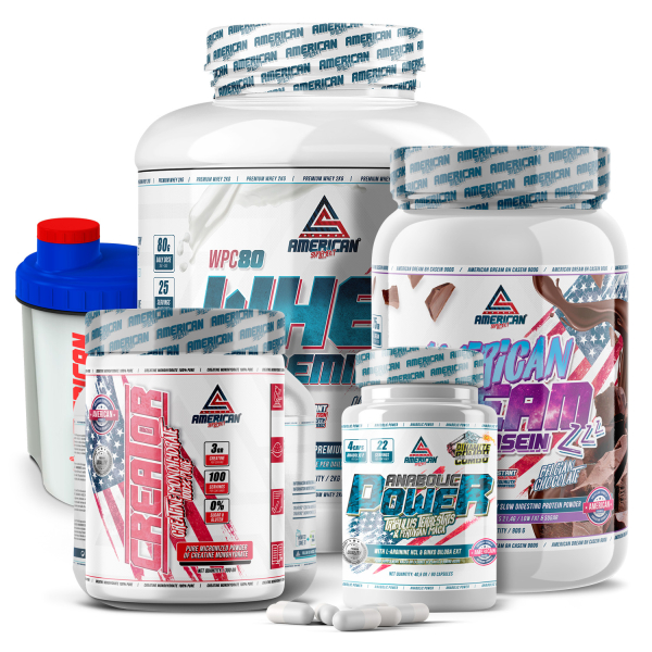 American Suplement Pack Crecimiento Muscular Profesional