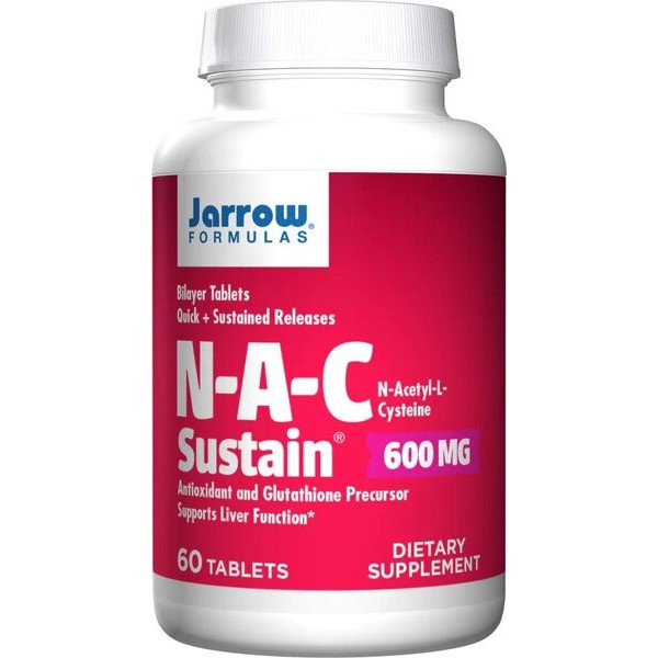 Jarrow Formulas Nac Sustain 600 mg 60 Tabs