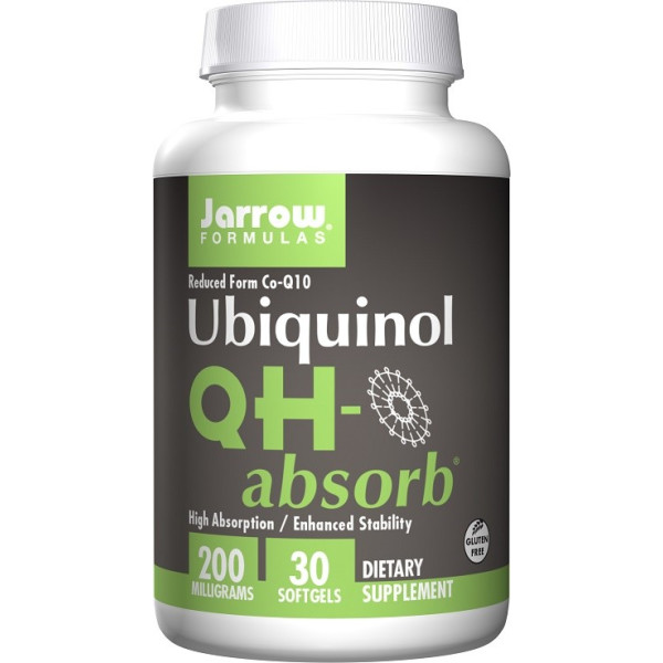 Jarrow Formulas Ubiquinol Qhabsorb 200mg 30 Gélules