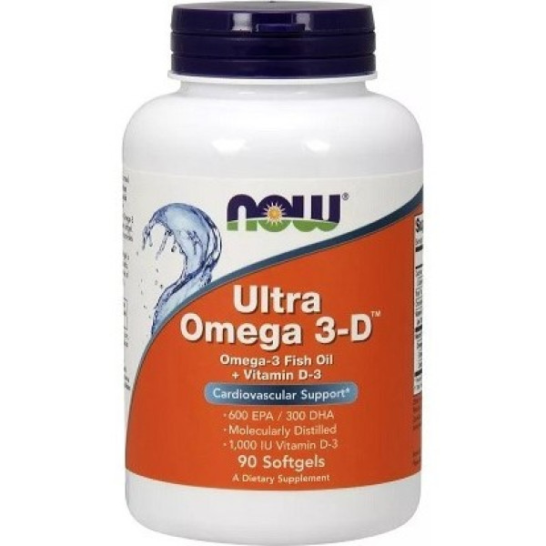 Now Ultra Omega 3d Avec Vitamine D3 90 Gélules