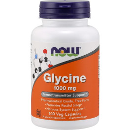 Now Glycine 1000mg 100 Vcaps