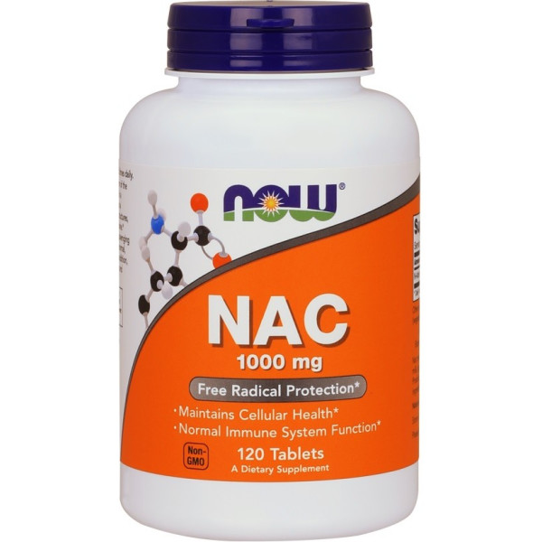 Now Nac Avec Sélénium & Molybdène 600mg 100 Vcaps