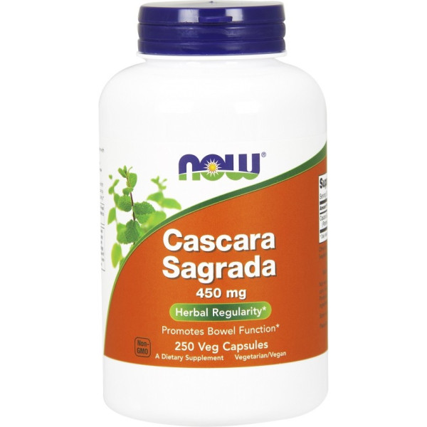 Now Cascara Sagrada 450mg 250 Vcaps