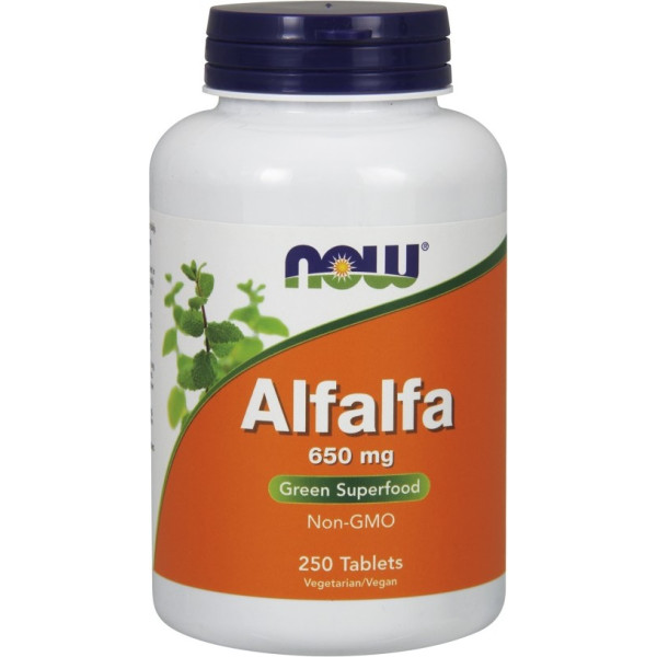 Now Alfalfa 650mg 250 Tablets