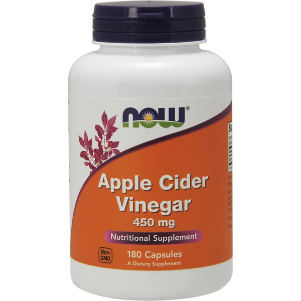 Now Apple Cider Vinegar 450mg 180 Vcaps