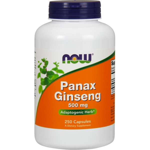 Now Panax Ginseng 500mg 250 Caps
