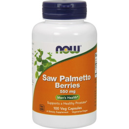 Now Saw Palmetto Berries 550mg 100 Vcaps
