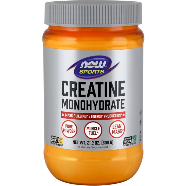 Now Creatine Monohydrate Pure Powder 600g