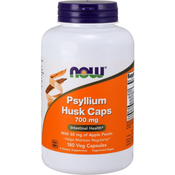 Now Psyllium Husk 500mg 200 Vcaps