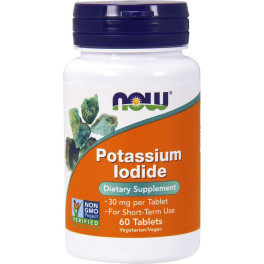 Now Potassium Iodide 30mg 60 Tabs