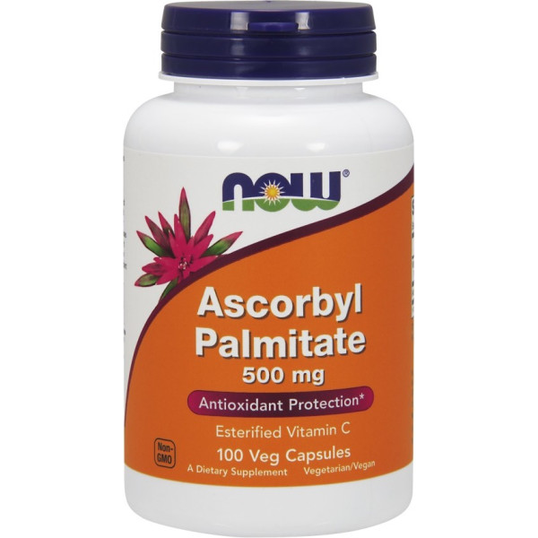 Now Ascorbyl Palmitate 500mg 100 Vcaps
