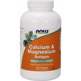 Now Calcium & Magnésium 100 Comprimés