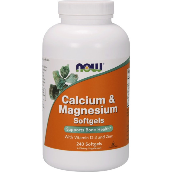 Now Calcium & Magnésium 100 Comprimés
