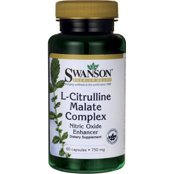 Swanson Lcitrulline-malaatcomplex 750 mg 60 caps