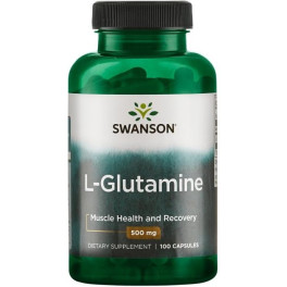 Swanson Glutamin 500 mg 100 Kapseln