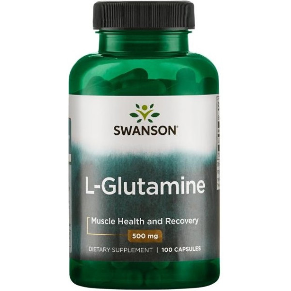 Swanson Glutamin 500 mg 100 Kapseln
