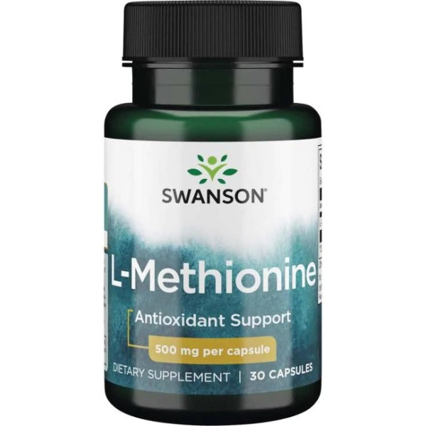 Swanson L-Methionin 500 mg 30 Kapseln