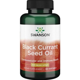 Swanson óleo de semente de groselha preta 500 mg 180 cápsulas moles