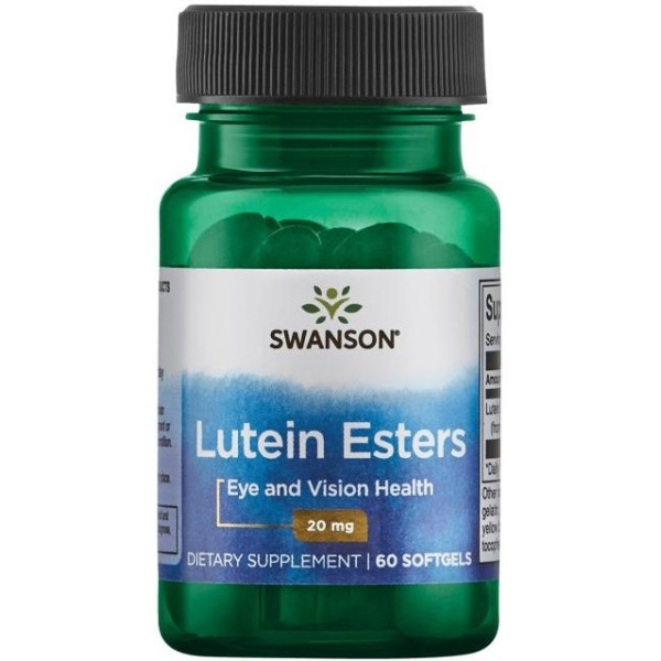 Swanson Lutein Esters 20mg 60 Softgels