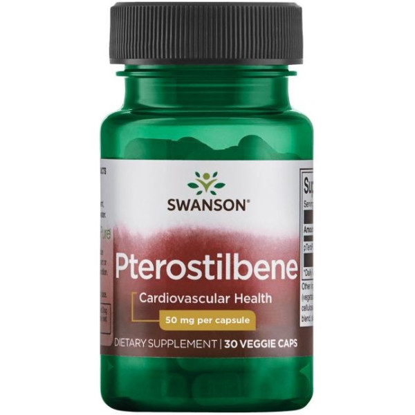 Swanson Pterostilbene 50 mg 30 capsule