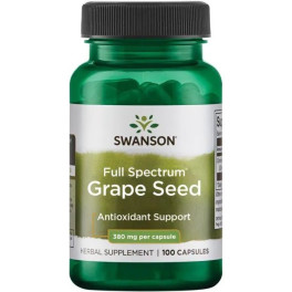 Swanson Vollspektrum-Traubenkernöl 380 mg 100 Kapseln