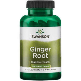 Swanson Ginger Root 540mg 100 Caps