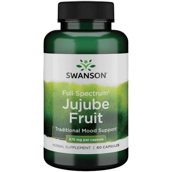 Swanson Full Spectrum Jujube Fruit 675mg 60 Caps