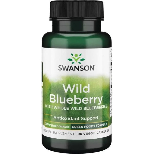 Swanson Wild Blueberry 250 mg 90 Kapseln