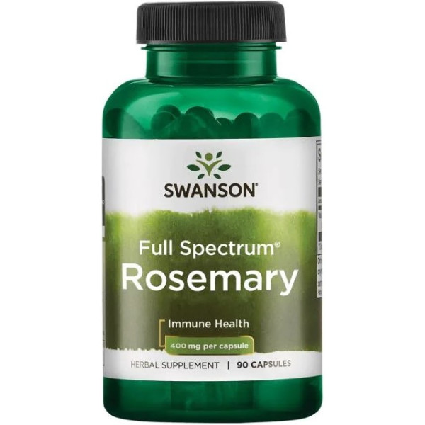 Swanson Rosemary 400mg 90 Caps